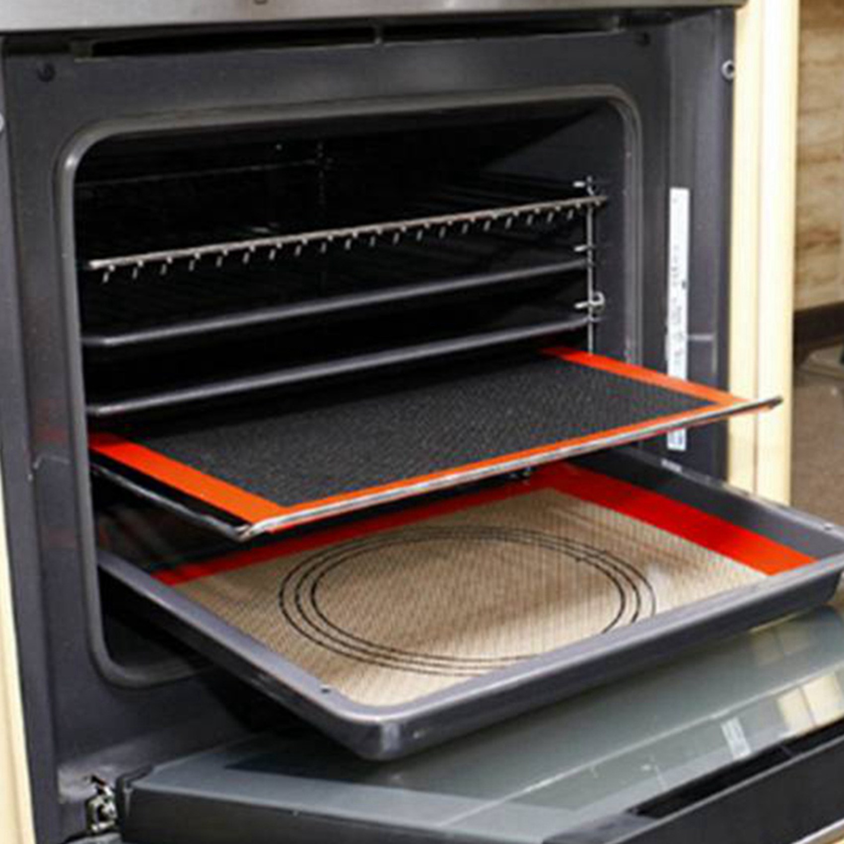Kitchen Appliances - SYW-Bisküvi/Ekmek/Mutfak Pişirme Aleti Aksesuarları Delikli Silikon