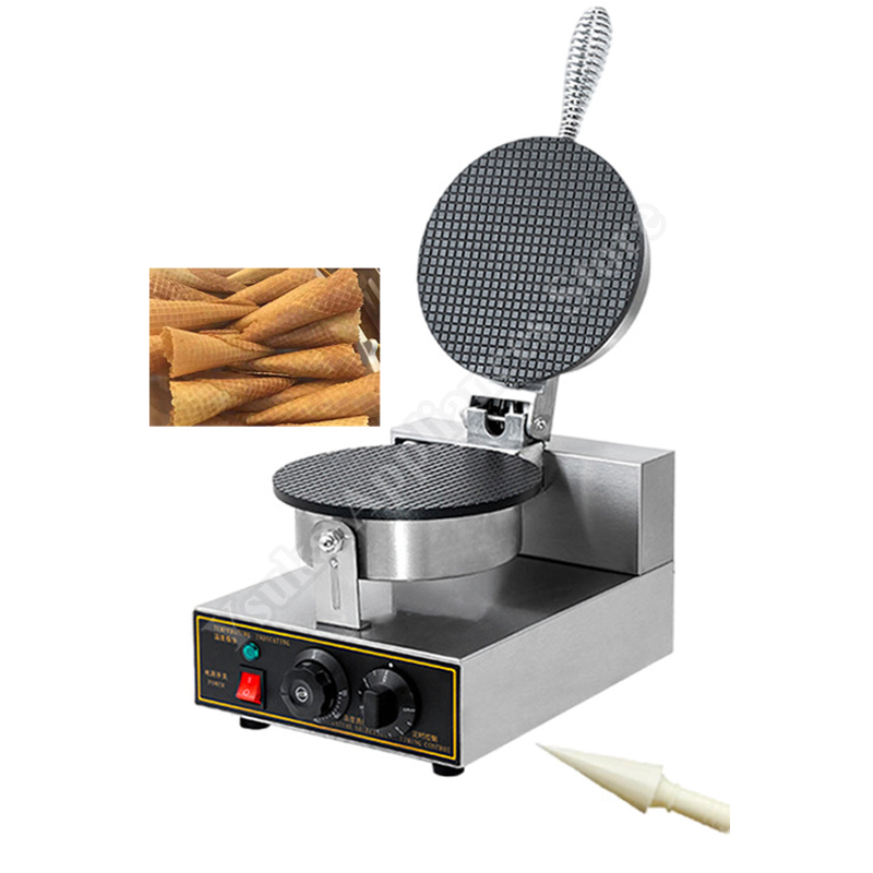 Mini Waffle Maker Machine - Çıtır Dondurma Külahı Yapıcı Ticari Dondurma