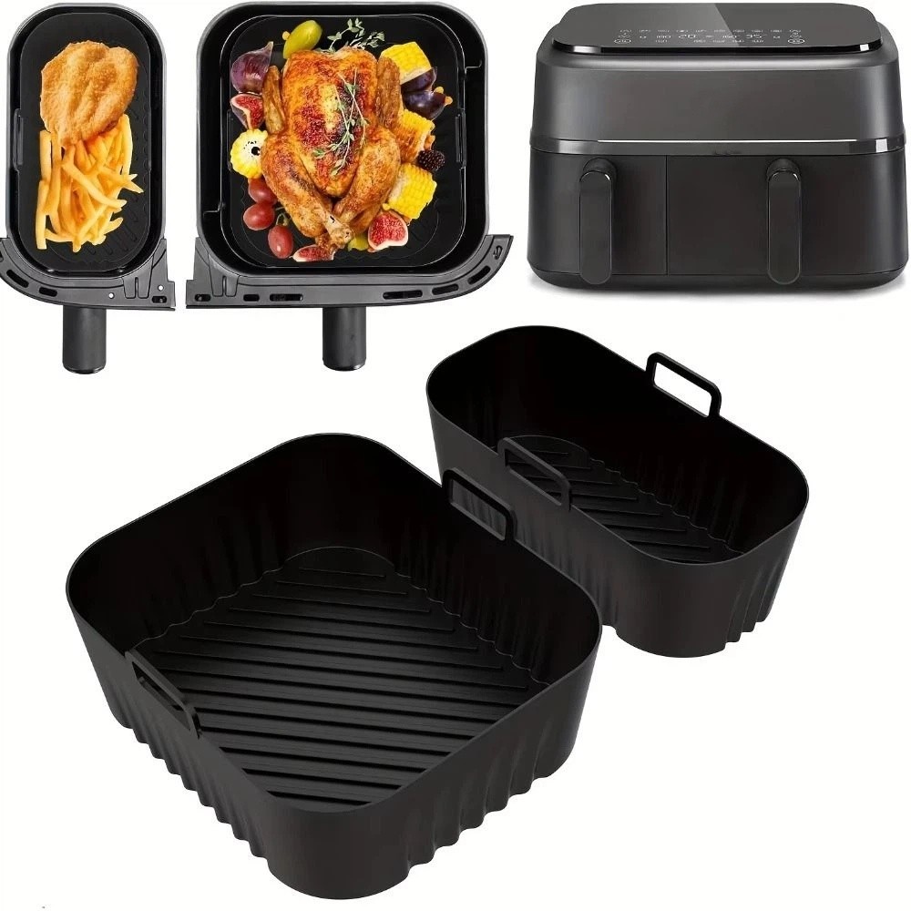 Air Fryer Silicone Pot Liner - 6L/3L Hava Fritözü Astarı Yapışmaz Yeniden