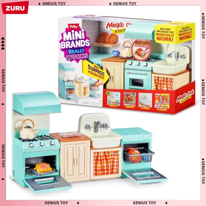 Small Appliances - Zuru Mini Markalar Sihirli Aşçı Mutfak