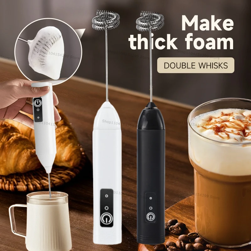 Electric Milk Frother Handheld - Kablosuz Süt Köpürtücüler Elektrikli El Blender