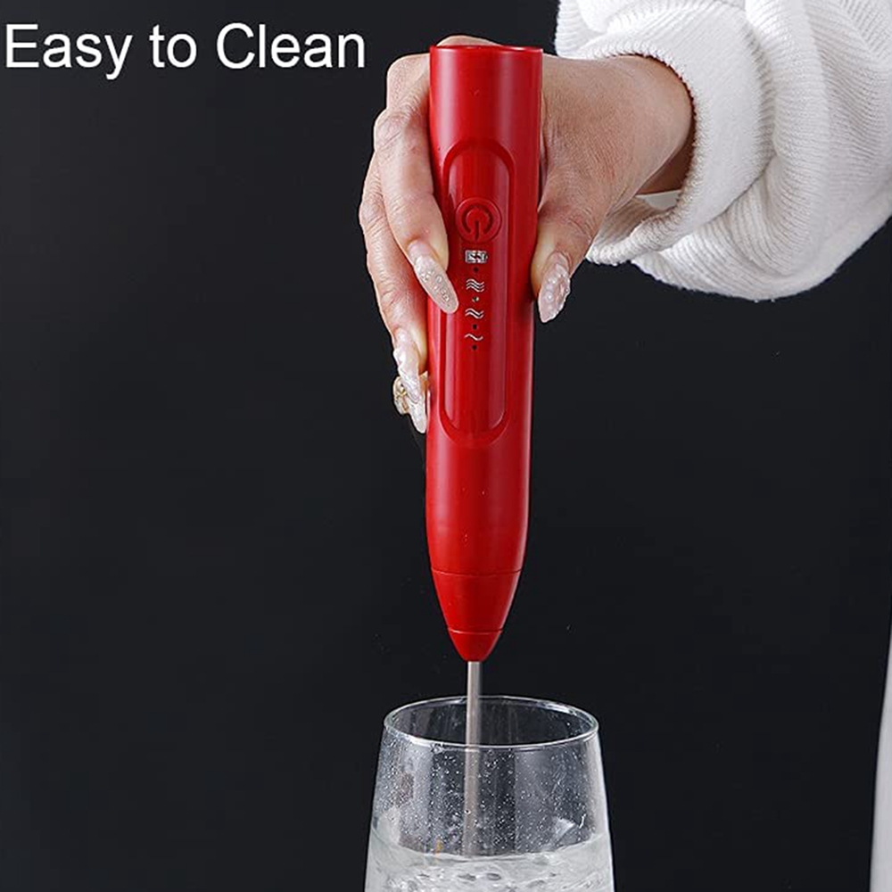 Electric Milk Frother Handheld - ABRE-Elektrikli Süt Köpürtücü, Kahve Köpürtücü El