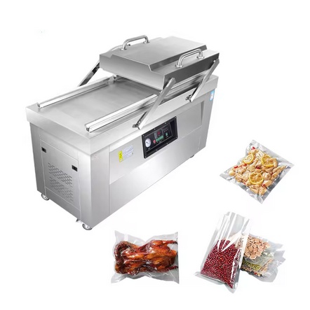 Food Vacuum Sealer Machine - Yarı Otomatik Büyük Ticari Çift Bölmeli