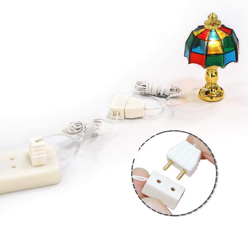 Home Appliances - 1 adet 1/12 Dollhouse dekoratif lamba