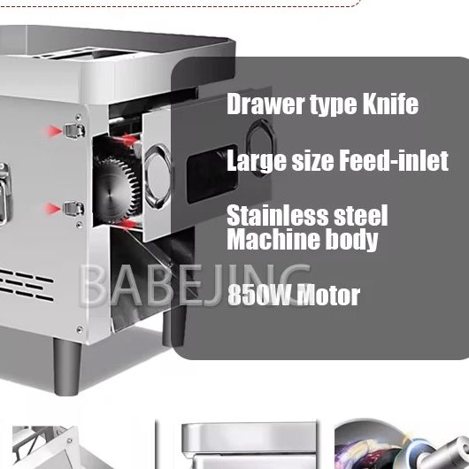 Automatic Meat Slicer Home - Çok Fonksiyonlu Paslanmaz Çelik Et Kesici