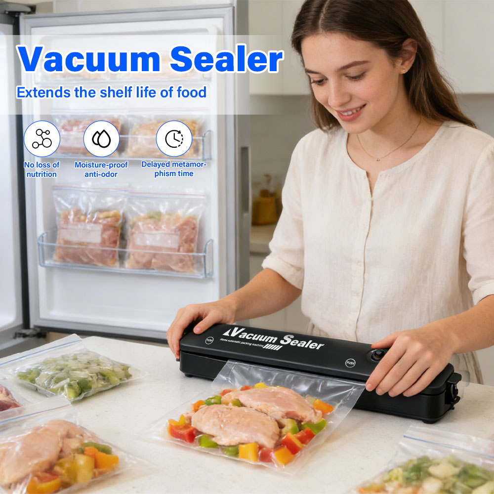 Food Vacuum Sealer Machine - Taşınabilir Gıda Vakum Mühürleme Makinesi AB/ABD