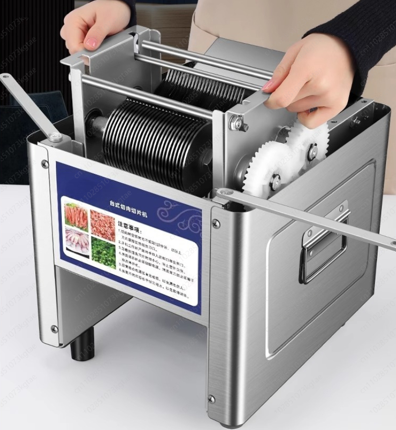 Automatic Meat Slicer Home - 220V Elektrikli Et Dilimleme Makinesi Ticari