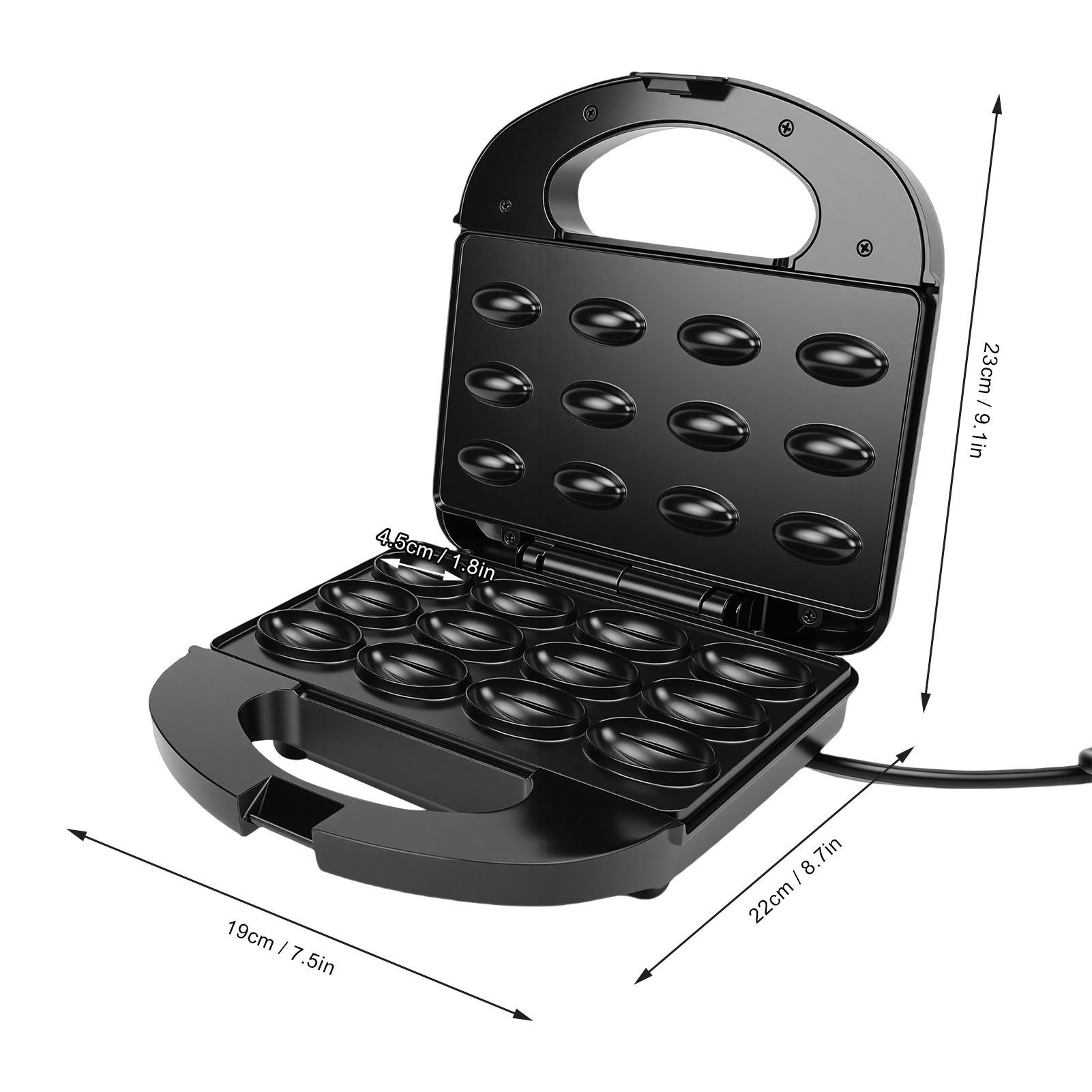 12 Cevizli Kurabiye Makinesi Y - Mini Waffle Maker Machine incelemesi ve fiyatı