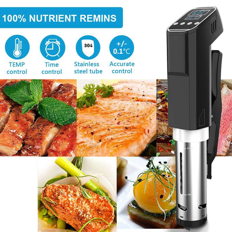 1000W vakum Sous Vide yavaş gı - Digital Sous Vide Precision Cooker incelemesi ve fiyatı