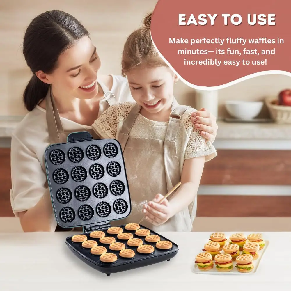 16 Delikli Waffle Makinesi, Hı - Mini Waffle Maker Machine incelemesi ve fiyatı