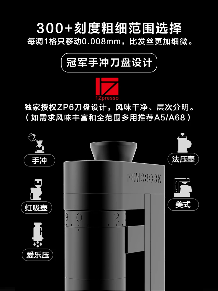 FEMOOK A4Z elektrikli öğütücü  - Coffee Bean Grinder Electric incelemesi ve fiyatı