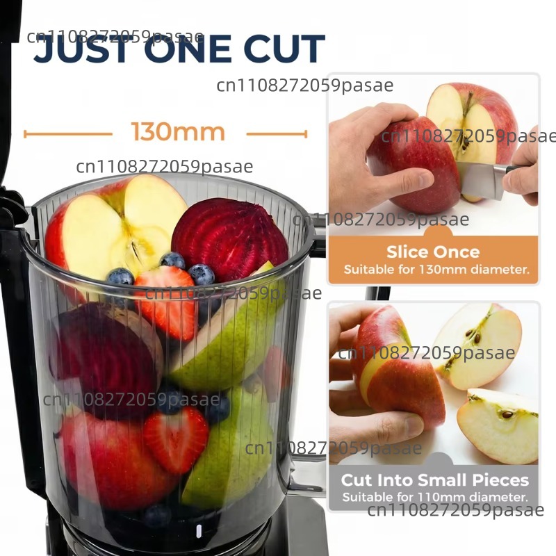 Maksimum güç 680W geniş ağızlı - Electric Slow Juicer Cold Press incelemesi ve fiyatı