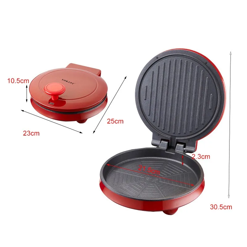 110V Elektrikli Pizza Makinesi - Mini Waffle Maker Machine incelemesi ve fiyatı