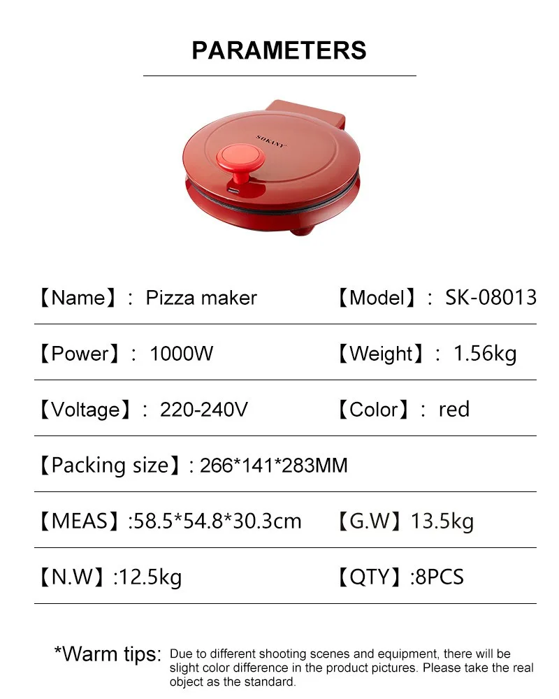 110V Elektrikli Pizza Makinesi - Mini Waffle Maker Machine incelemesi ve fiyatı