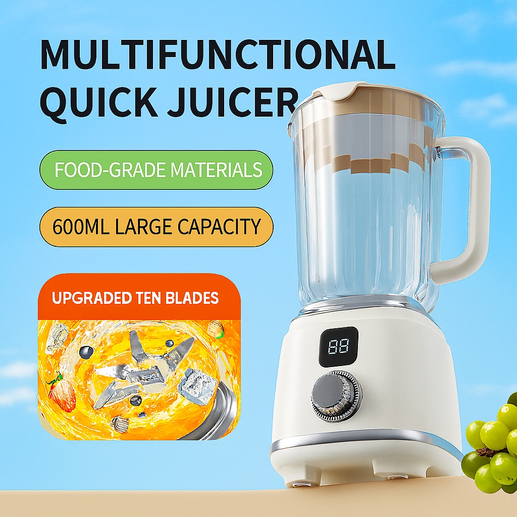 3000mAh Pil, 600ml Meyve Sıkac - Portable Blender Usb Rechargeable incelemesi ve fiyatı