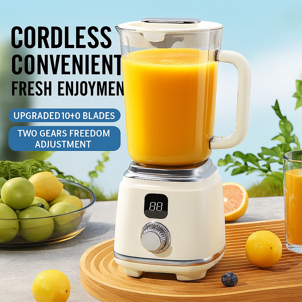 3000mAh Pil, 600ml Meyve Sıkac - Portable Blender Usb Rechargeable incelemesi ve fiyatı