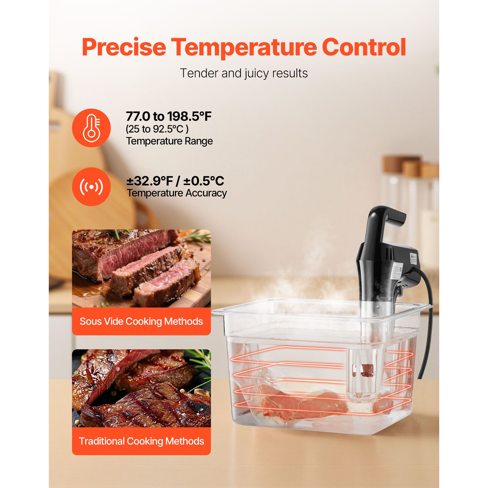 Sous Vide Hassas Pişirici, 110 - Digital Sous Vide Precision Cooker incelemesi ve fiyatı