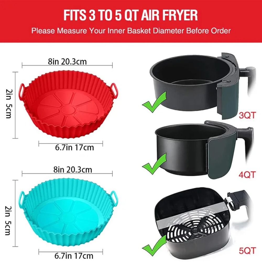 Air Fryer Silikon Sepet Yenide - Air Fryer Silicone Pot Liner incelemesi ve fiyatı