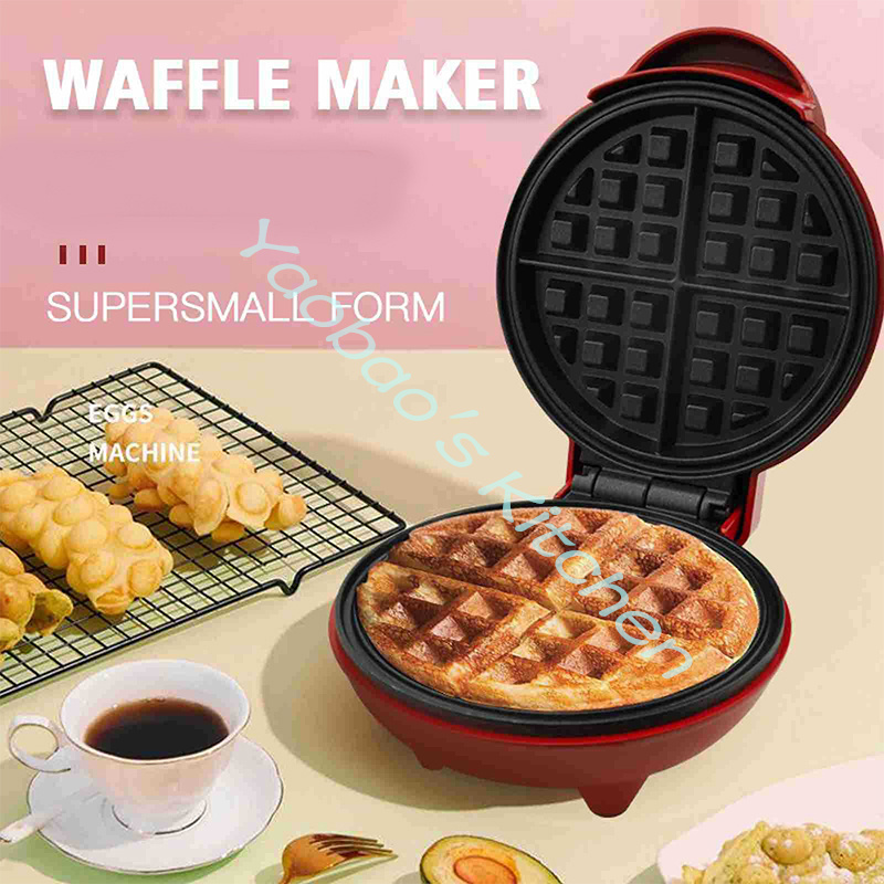Mini elektrikli taşınabilir iz - Mini Waffle Maker Machine incelemesi ve fiyatı