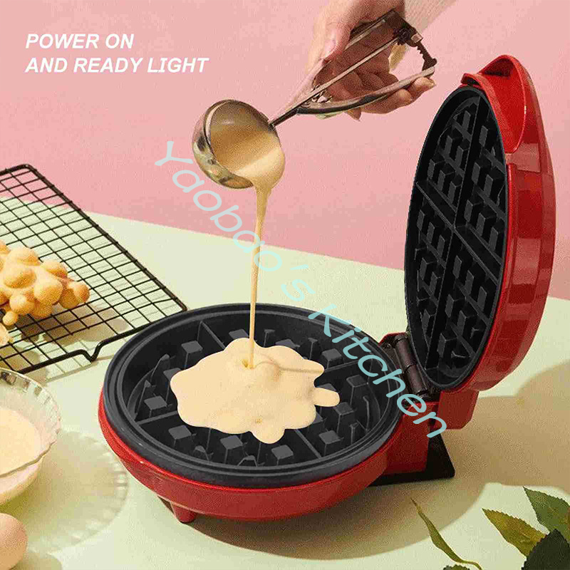 Mini elektrikli taşınabilir iz - Mini Waffle Maker Machine incelemesi ve fiyatı